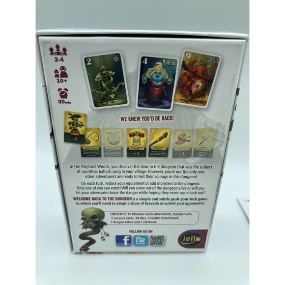 Welcome Back To The Dungeon Card Mini Family Strategy Bluffing Tile Card Game - Picture 7 of 7